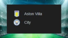 Aston Villa x Manchester City