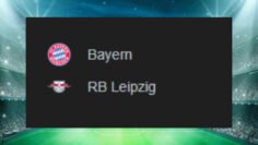 Bayern Munique x RB Leipzig