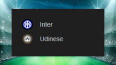 Inter de Milão x Udinese