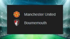 Manchester United x Bournemouth